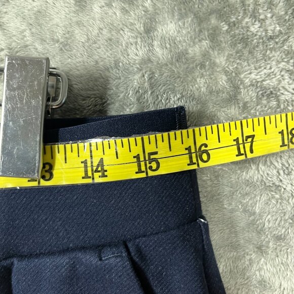 Athleta Venice Heathered Pintuck Pant Womens Medium Blue Straight Leg Stretch - Picture 6 of 7